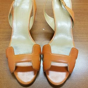 Hermes Orange Sandals